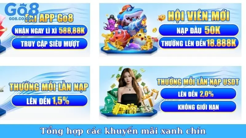 Tổng hợp các khuyến mãi xanh chín